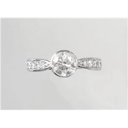 Diamond Ring - 14KT White Gold