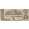 1863 $5 The Confederate States of America Note T-60 CC