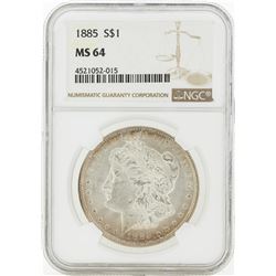 1885 MS64 NGC Morgan Silver Dollar