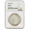 Image 1 : 1885 MS64 NGC Morgan Silver Dollar