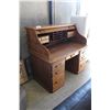 Image 1 : OAK ROLLTOP DESK