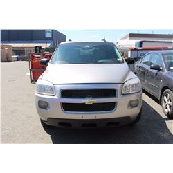 2006 CHEVROLET UPLANDER, GREY, VAN , VIN# 1GNDV23LX6D168337, 239,131KMS, GAS, AUTO, RD, CD, CC, TW,