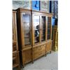 Image 1 : WALNUT BUFFET AND HUTCH