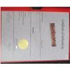 Image 2 : CERTIFIED 34CT ORANGE BALTIC AMBER NECKLACE DEEP ORANGE HONEY YELLOW 18" LONG INCLUDES CERTIFICATE