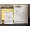 Image 2 : DIMPLEX PURIFIER ELECTRIC FIREPLACE MEASURES 39" X 33" ( MANTEL SURROUND MEASURES 63" X 57" )