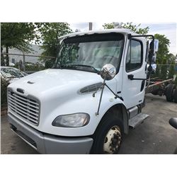2008 FREIGHTLINER BUSINESS CLASS M2, 2 DOOR CHASIS, WHITE, VIN # 1FVACXDJ08HZ06710