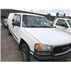 Image 2 : 2001 GMC SIERRA SL, 2 DOOR PU, WHITE, VIN # 1GTEK19VX1Z1530551