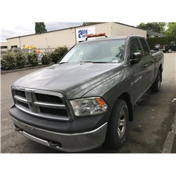 2012 DODGE RAM 1500 PICKUP 127,150 KM VIN 1C6RD7FT8CS106590