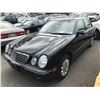 Image 1 : 2001 MERCEDES E320, BLACK, VIN #WDBJF82J51X058393, TMU, RD,CD,PW,CC,PS,PL,TW,AC,LT,SR,HS,