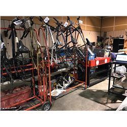 RED MOBILE 2 TIER TIRE RACK