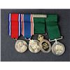 Image 2 : French Canadian set of four medals & minis of World War One