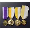 Image 1 : Lot of 4 Vatican medals with ribbons