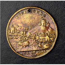 Commemorative Medal of Admiral Edward Boscawen & the capture of Louisbourg, 1758