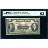 Image 3 : Bank of Montreal, $10, 1938, PMG Unc-63
