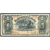 Image 1 : Dominion of Canada, 1898, $1 "Log drive on a Canadian river", DC-13b, Fine