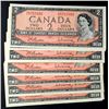 Image 1 : $2, 1954 Beattie - Rasminsky, BC-38b, Unc., 50 pcs.
