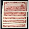 Image 2 : $2, 1954 Beattie - Rasminsky, BC-38b, Unc., 50 pcs.