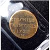 Image 1 : French Regime "Colonies Françoises", 9 Deniers, 1722H, Br.506, ICCS F-12