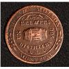 Image 1 : Lower Canada Token LC-16AI; THS & WM Molson Montreal Brewers Distillers un sou.