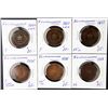 Image 1 : 1¢ 1880 LWD, 1885 & 1888 Newfoundland, Lot of 6 key date coins, VG-F