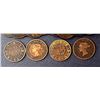 Image 2 : 1¢ 1882H Large Cents, Lot of 50 coins, VG+