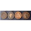 Image 2 : 1¢ 1890H Large Cents, Lot of 48 coins, VG-VF