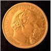 Image 2 : Monaco 1884A, 100 Francs Gold