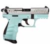 Image 1 : Walther Arms 5120360 P22 Single/Double 22 Long Rifle (LR) 3.4" 10+1 Angel Blue Polymer Grip/Frame Gr