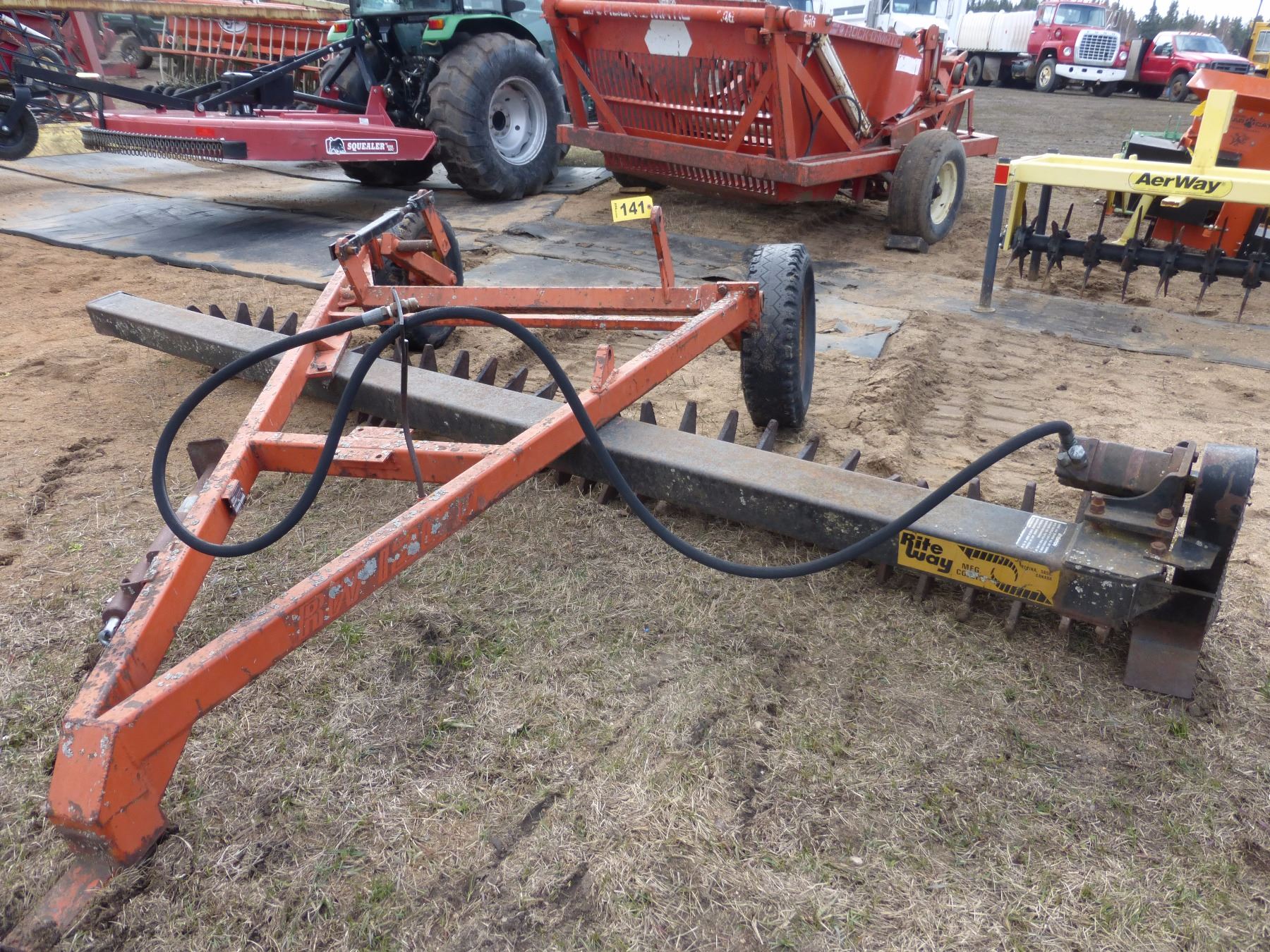 RITEWAY 12' ORBITAL DRIVE ROCK RAKE