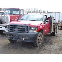 2002 FORD 550 SUPER DUTY WITH DECK
