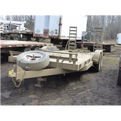SWS 20' TANDEM AXLE BUMPER PULL TRAILER