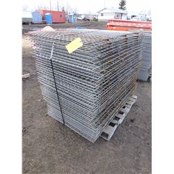2 PALLETS OF WIRE MESH RACKING