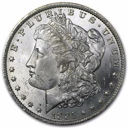 1885-O Morgan Dollar BU MS-63