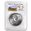 Image 1 : 1883-O RARE Stage Coach Series Morgan Silver Dollar BU PCGS Graded in slab