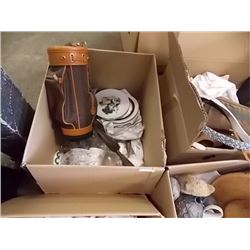 BOX COLLECTOR PLATES, MINI GOLF BAG AND MORE