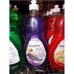 DISHWASHING DETERGENT - 1.1LT -  LAVENDER & ? - 3 BOTTLES PER LOT