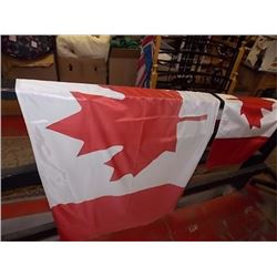 LARGE CANADIAN FLAG - 34" X 72"