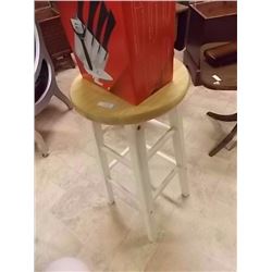 WOOD BAR HEIGHT STOOL - NEW