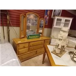 RUSTIC PINE DRESSER  - 8 DRAWER