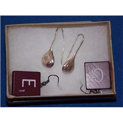EARRINGS - FROM ESTATE - 2 PAIR