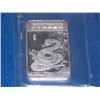 Image 1 : SILVER BAR - ½ TROY OUNCE .999 FINE SILVER ART BAR - 2013 YEAR OF THE SNAKE - MINT SEALED