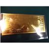 Image 5 : GOLD FOIL BILL - .999 GOLD - BEN FRANKLIN