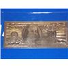 Image 7 : GOLD FOIL BILL - .999 GOLD - BEN FRANKLIN