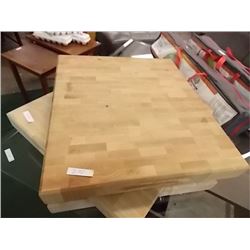 HEAVY WOOD CUTTING BOARD - 18 X 16" X 2"