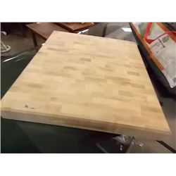 HEAVY WOOD CUTTING BOARD - 18 X 16 X 2"