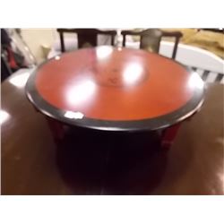ORIENTAL TEA TABLE WITH FOLDING LEGS