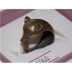 RING - BRASS MOUSE
