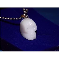 NECKLACE - NEW SKULL PENDANT - INCLUDES STAINLESS STEEL BALL CHAIN - IN GIFT BOX