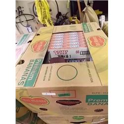 LARGE BANANA BOX OF ASSORTED FOOD ITEMS