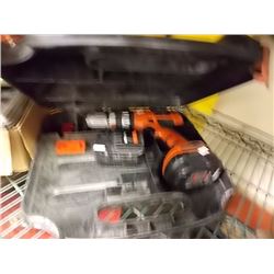 B & D CORDLESS DRILL - NO CHARGER, NO BATTERY